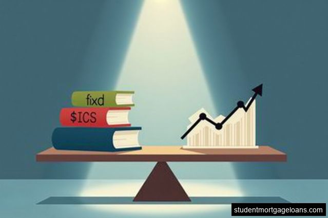 Comparing Fixed vs. Variable Interest Rates for Student Mortgage Loans